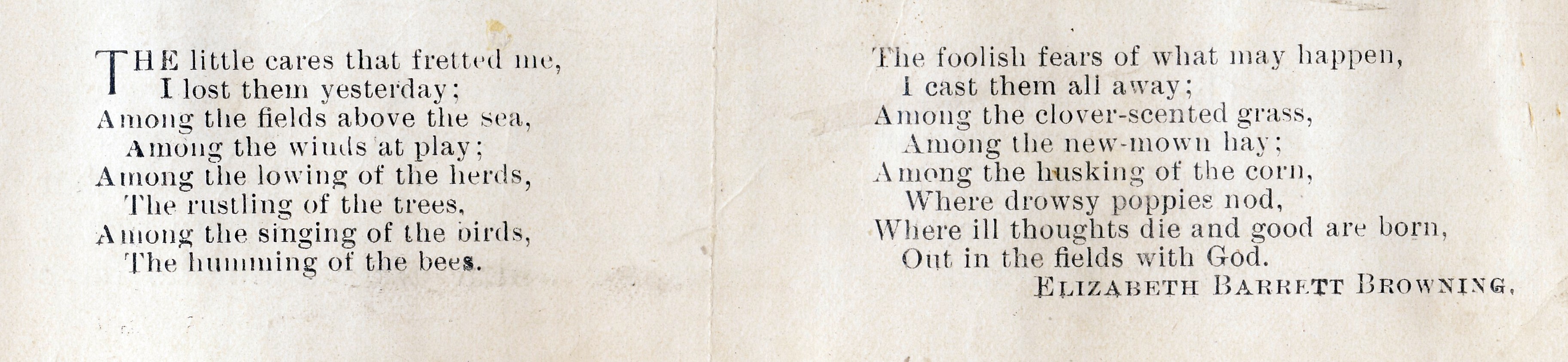 1900c Cornelius Hart Verse by Browning