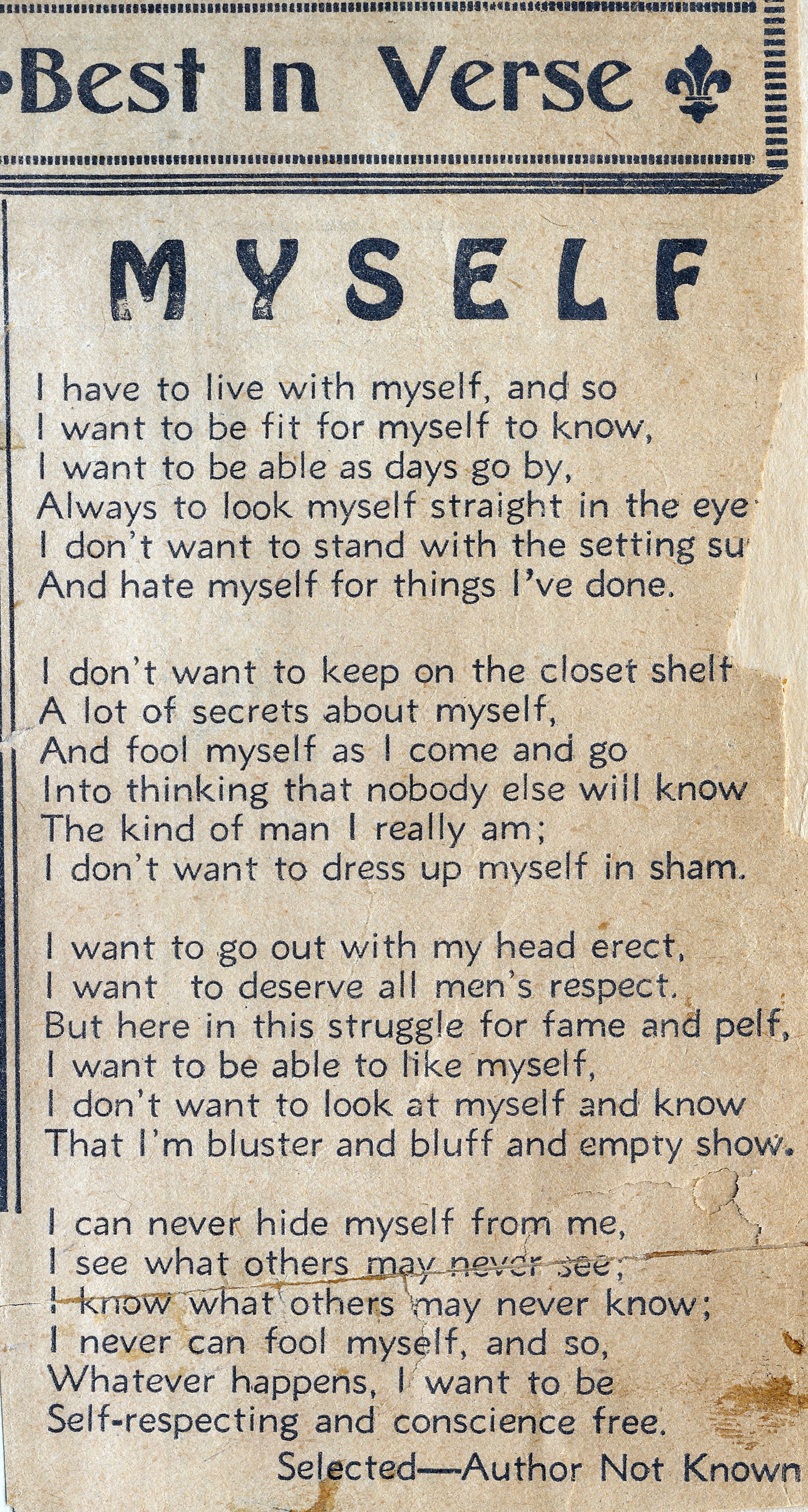 1900c Cornelius Hart Verse (his)