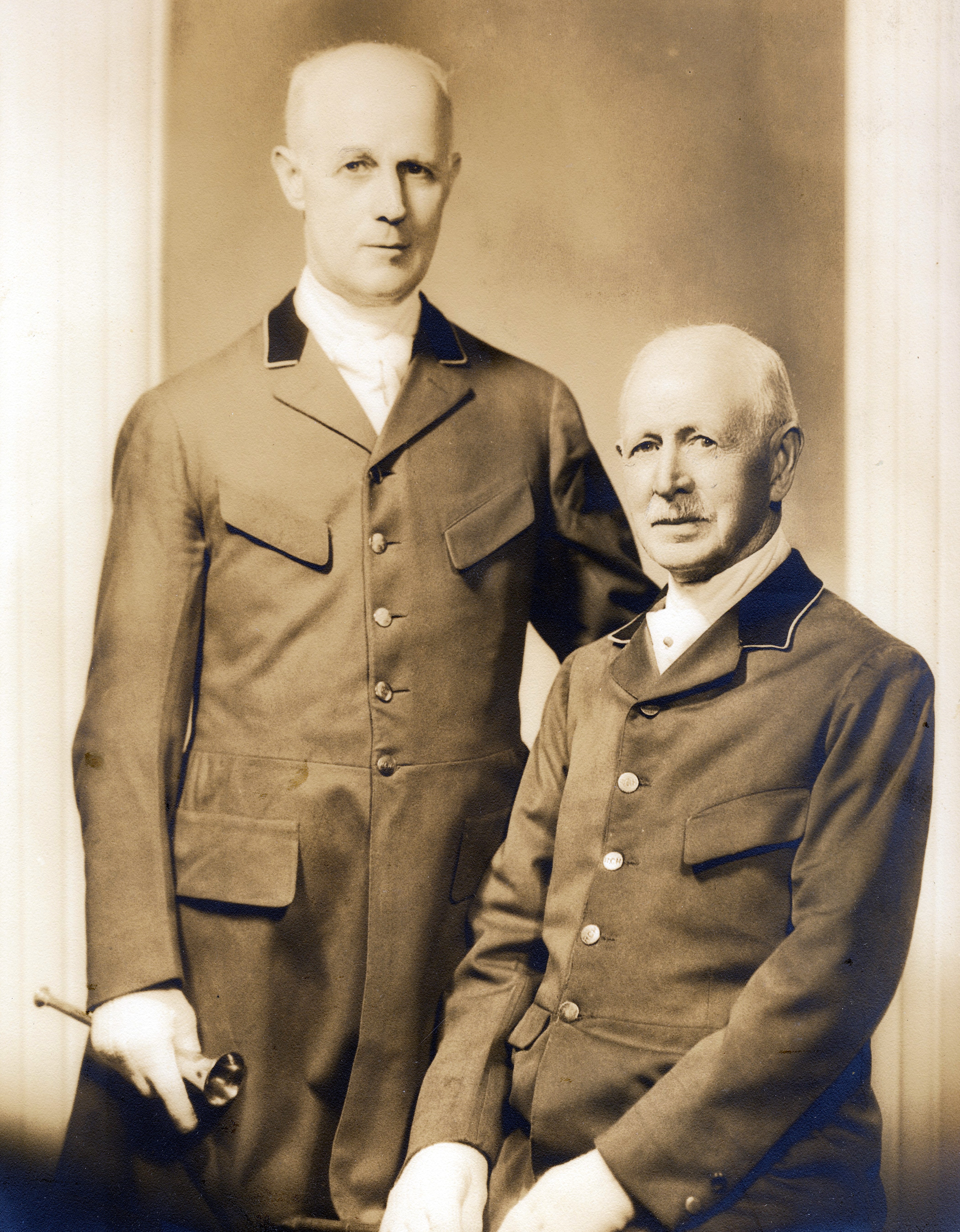 1935c Charles Hart with his father Cornelius Hart